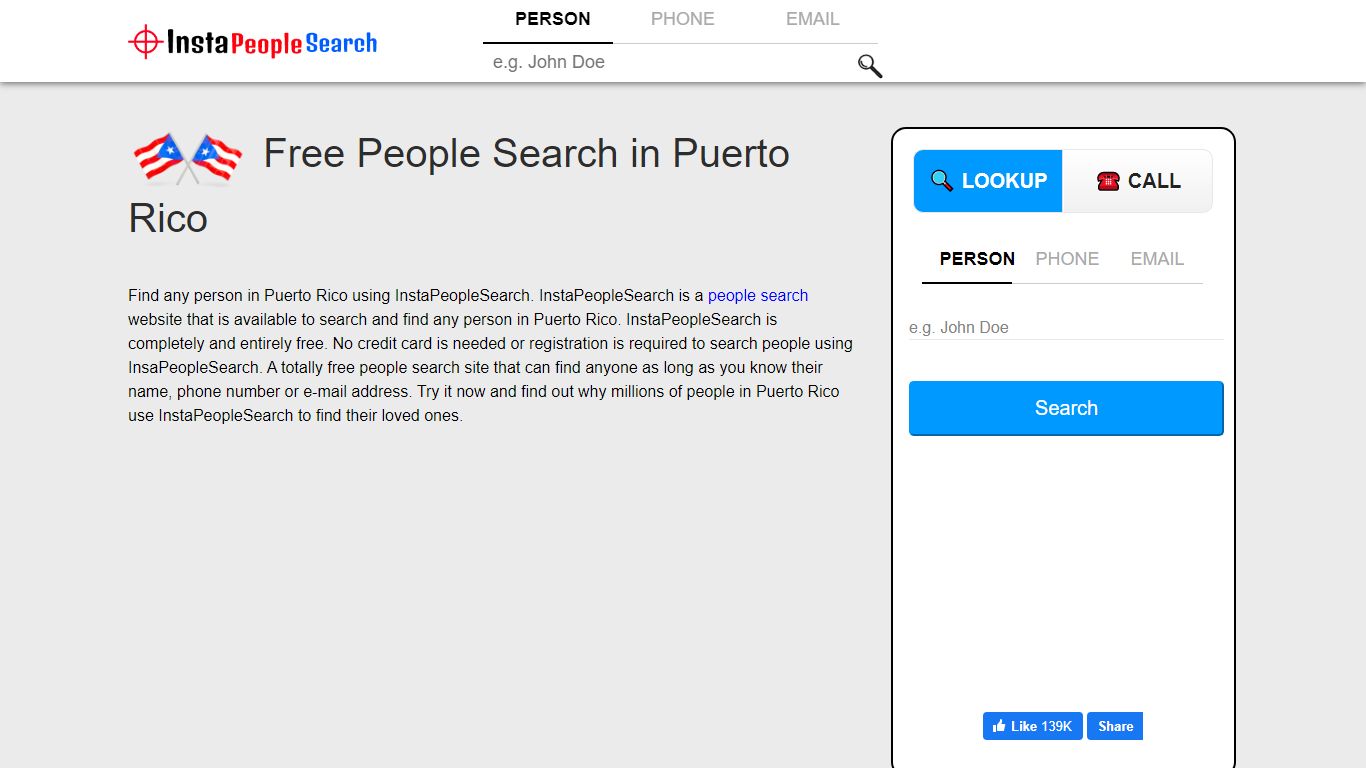 Free People Search for Puerto Rico | Puerto Rico People ...