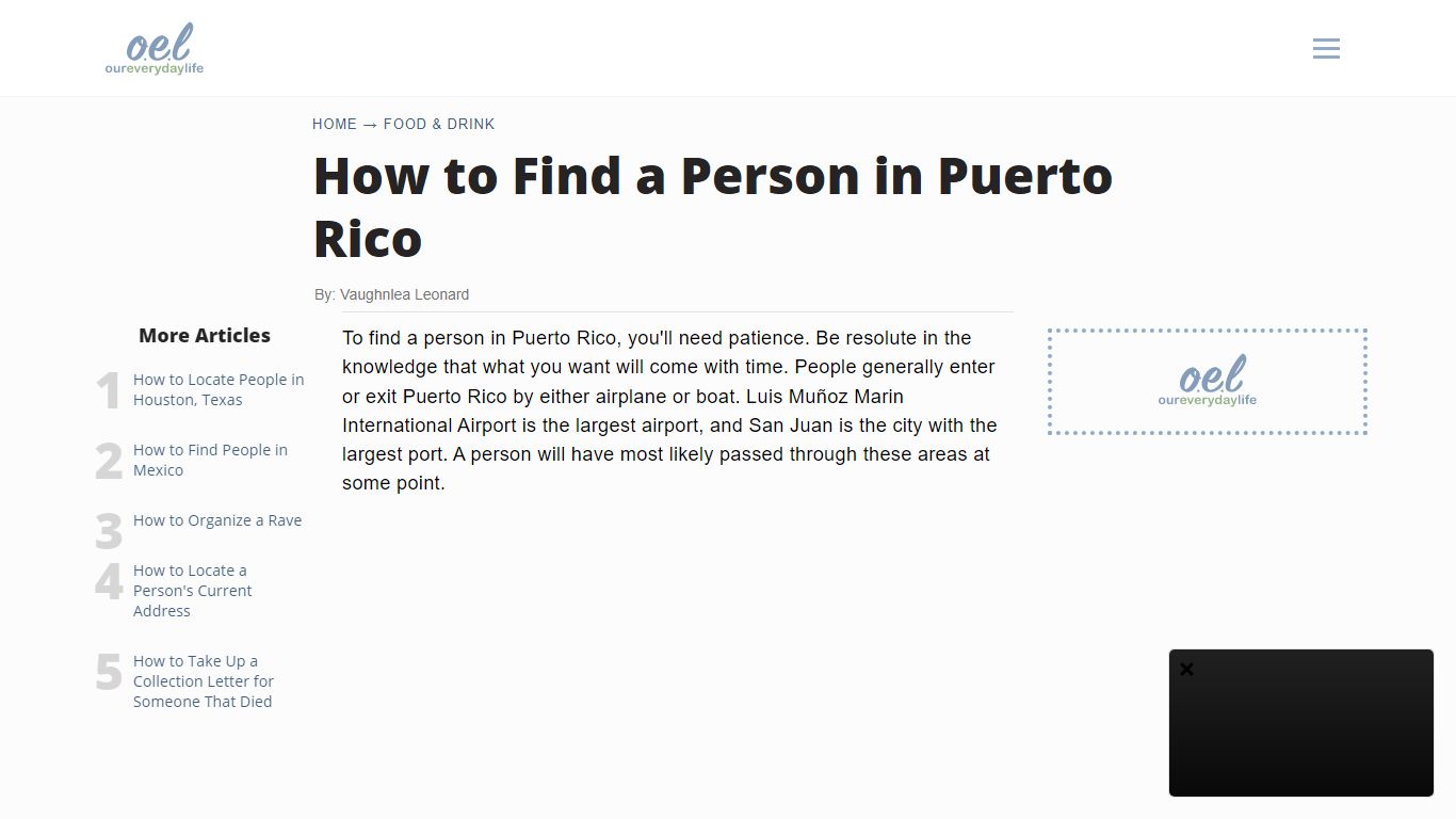 How to Find a Person in Puerto Rico | Our Everyday Life